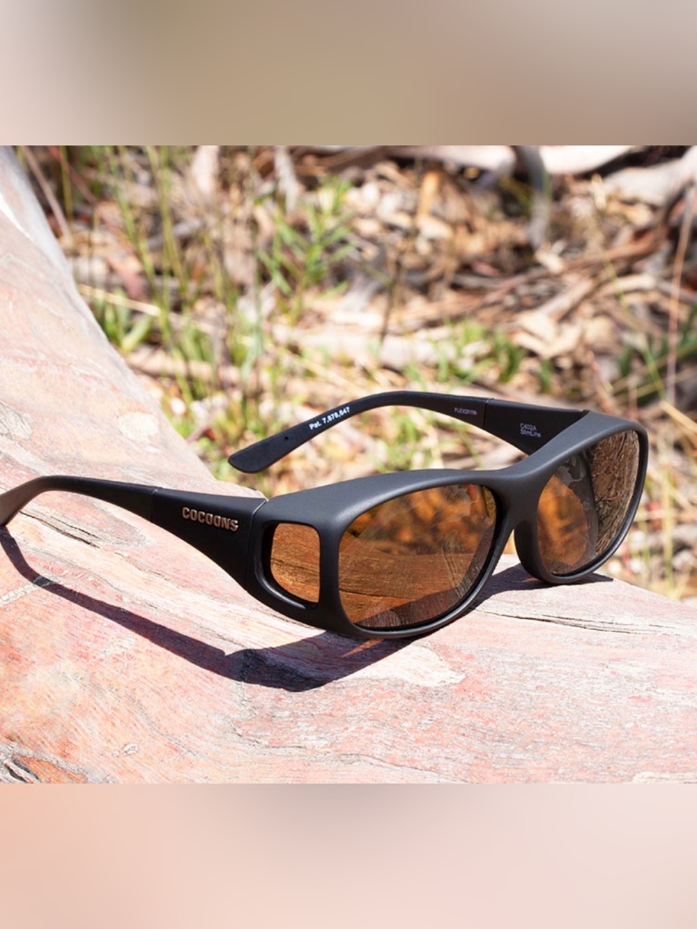 BRAND NEW Cocoons Flex2Fit C702G Styleline Polarized Fit-Over-Sunglasses